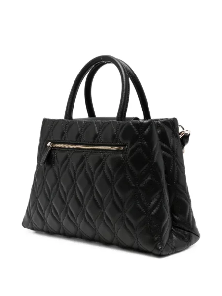 Matlasat geantă shopper Guess negru