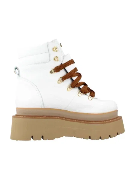 Pantofi Yellow alb