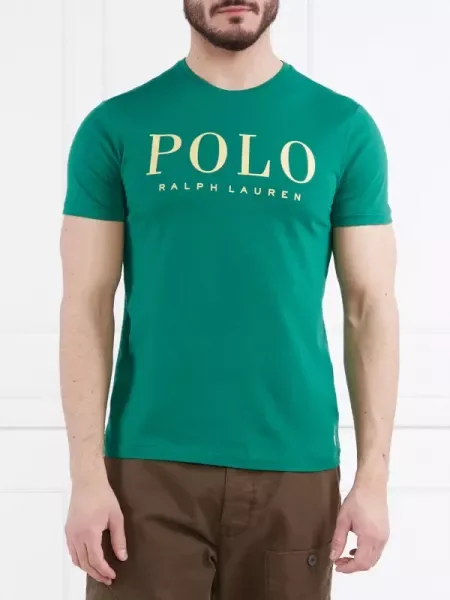 POLO RALPH LAUREN Póló | Custom slim fit zöld