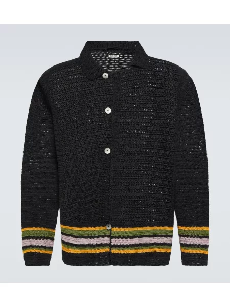 Jopica Bode s črtami črna