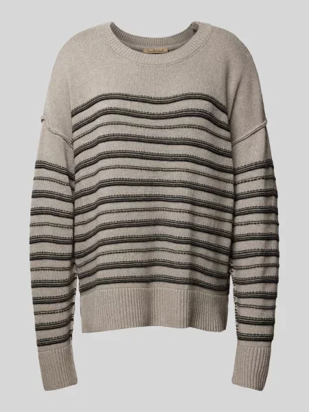 Sweter z dzianiny o kroju oversized z prążkowanymi wykończeniami Smith And Soul