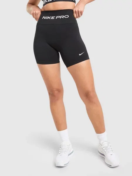 Nike Szorty Pro Dri-Fit Seamless High Rise czarne