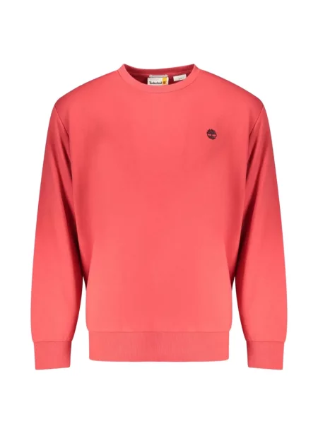 Pulover Timberland cu broderie roșu