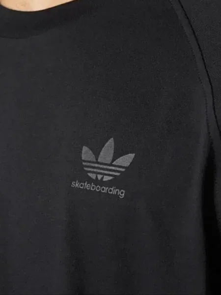 Sneakerși Adidas Superstar alergare cu bretele cu imagine negru