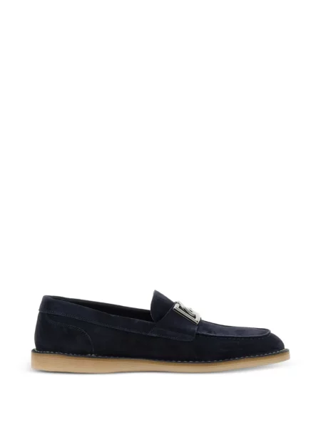 Loafersy Dolce & Gabbana modrá