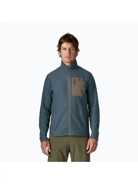 Hanorac din fleece Patagonia din fleece albastru