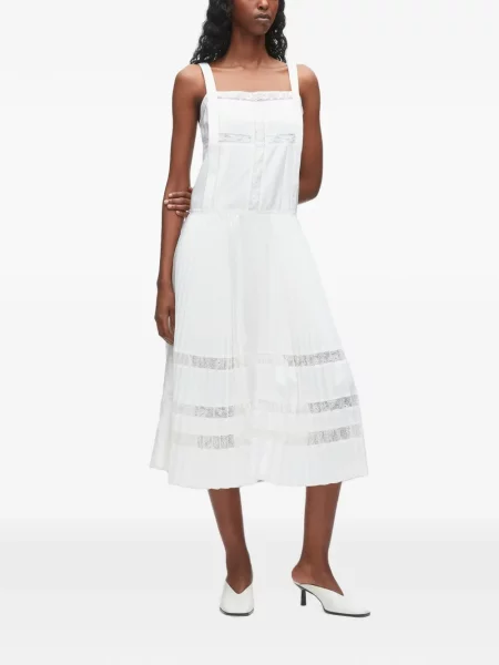 Rochie midi 3.1 Phillip Lim din dantelă alb
