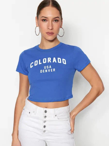 Trendyol Футболка синій