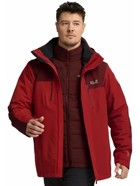 Куртка Jack Wolfskin красная