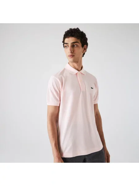 Поло Lacoste розовое