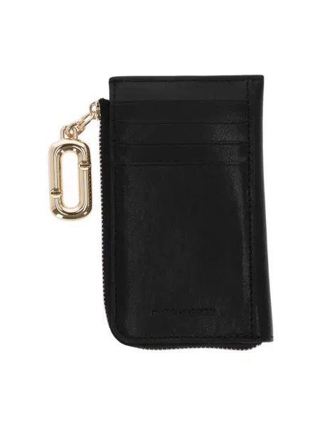 Portfel Marc Jacobs skórzany czarny