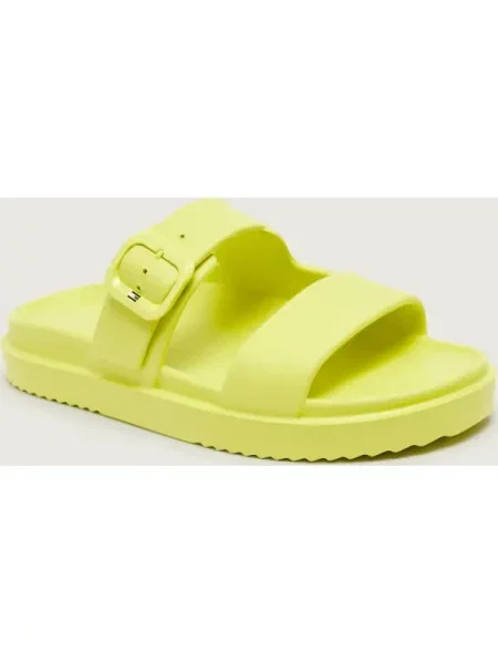 Șlapi Tommy Hilfiger cu bretele verde