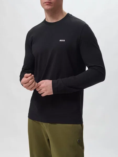 Лонгслів Boss чорний