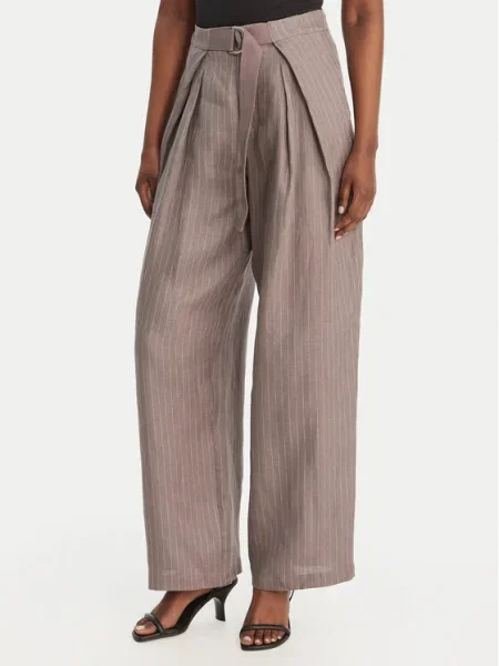 Eleh Pantaloni din Oversize gri