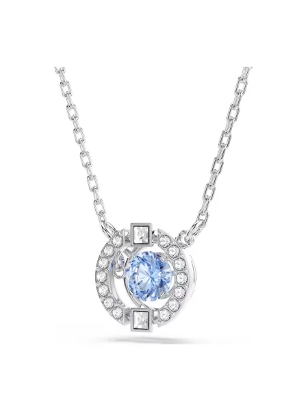 Naszyjnik Swarovski szary
