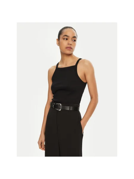 IVY OAK Felső Klara Rose Slim Fit fekete