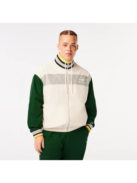 Lacoste Kurtka Ze Stójką Z Blokadą Koloru biała