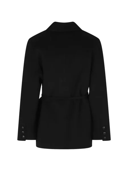 Cu centură sacou Semicouture negru