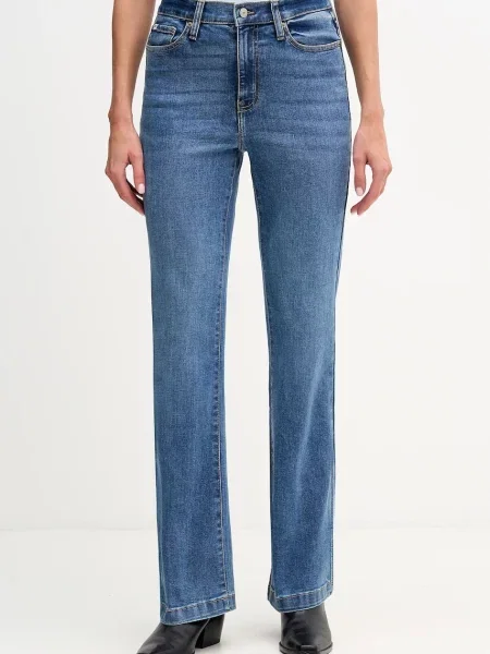 DKNY blugi flared pentru femei albastru