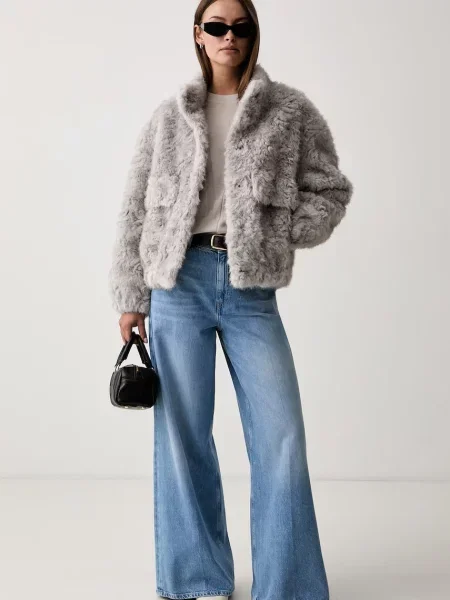Armani Exchange pulover volnen bež