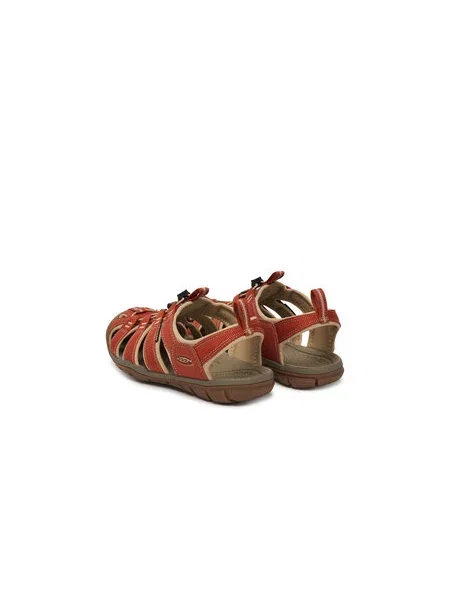 Szandál Keen CLEARWATER CNX BURNT BRICK/SAFAR barna