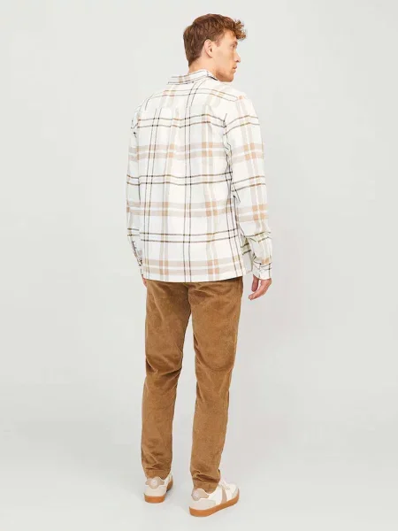 Рубашка Jack & Jones бежевая