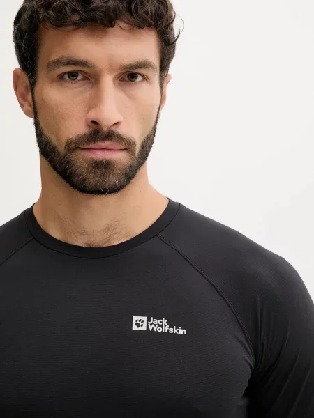 Póló Jack Wolfskin fekete