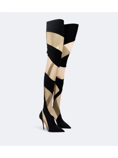 Cizme Christian Louboutin plasă negru