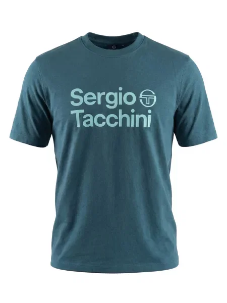 Sergio Tacchini Tricou deschis / verde petrol albastru