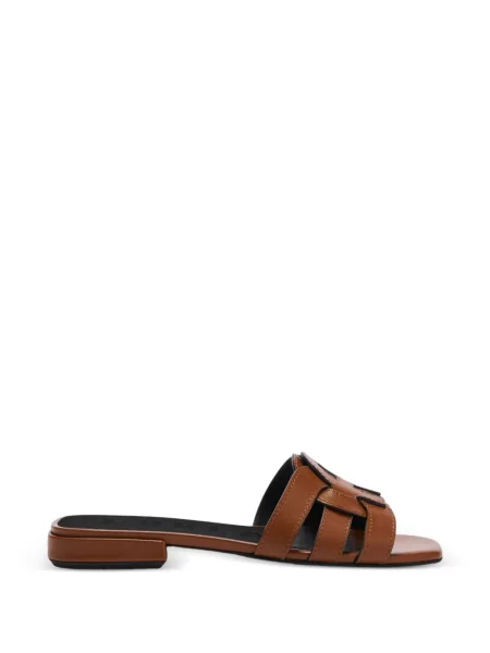Sandale Furla din piele maro