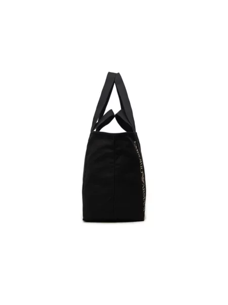 Torba plażowa Emporio Armani czarna