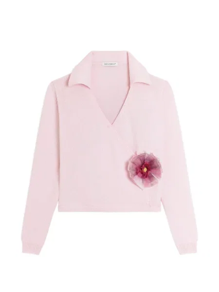 Kardigan dziecięcy Dolce And Gabbana różowy
