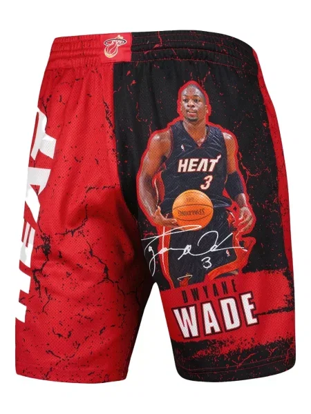 Pantaloni scurți Mitchell & Ness roșu