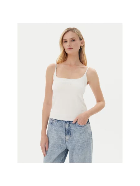 Guess Топ Slim Fit білий