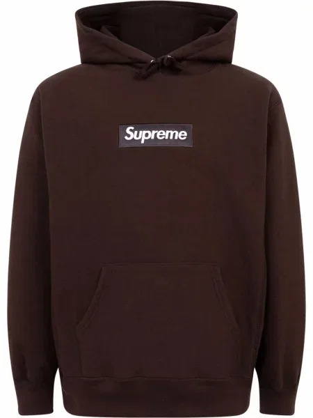 Hanorac cu glugă Supreme maro