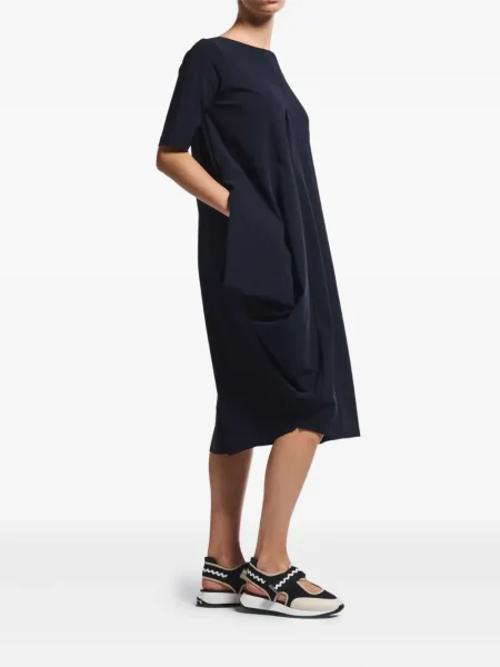 Rochie midi High până la genunchi de costum albastru