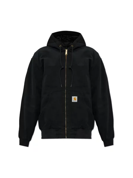 Kurtka Carhartt Wip płócienna z kamieniami niebieska