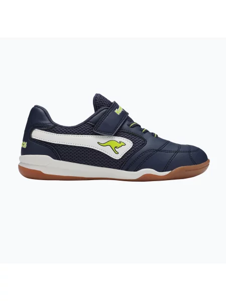 Детски обувки KangaROOS K-Braceyard EV dk navy/lime синьо