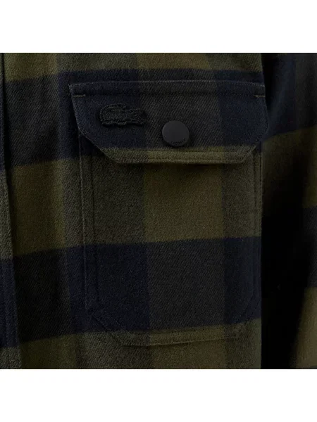 Рубашка Lacoste зеленая