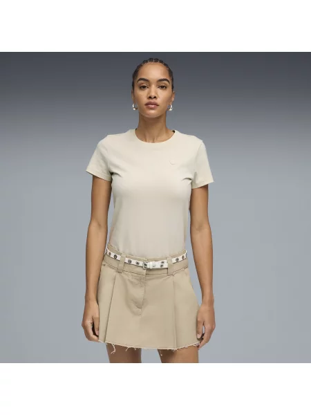 PUMA koszulka Essentials Elevated Odzież S biały