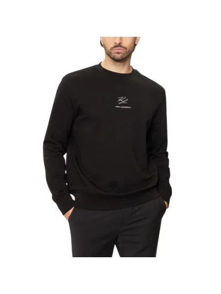 Bluza nierozpinana Karl Lagerfeld czarna