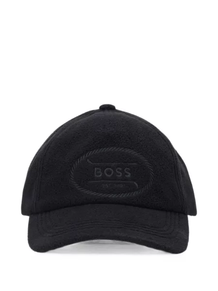 Șapcă Boss cu broderie negru
