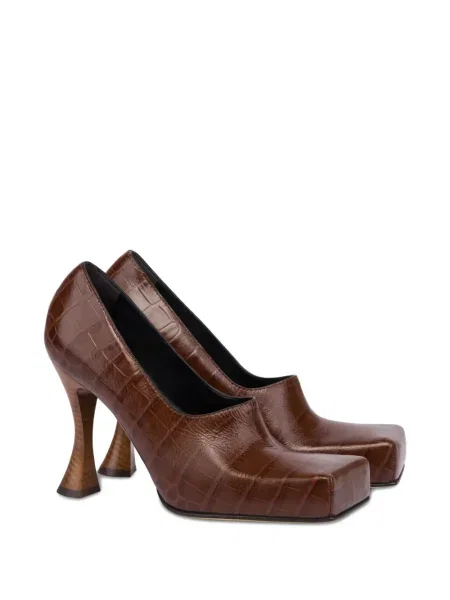 Pantofi cu toc Moschino maro