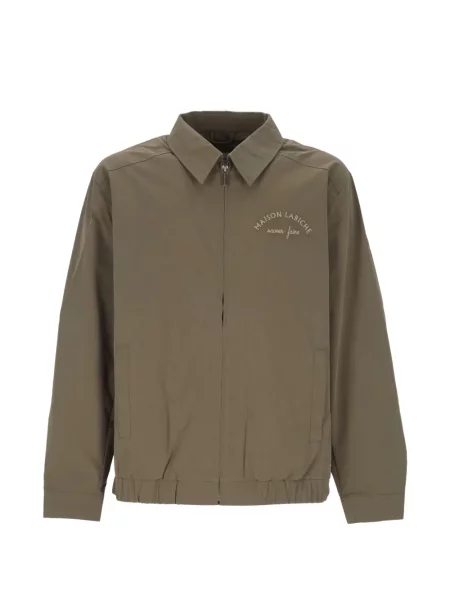 Geacă bomber Maison Labiche cu autograf verde