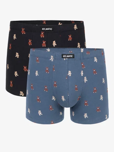 Pantaloni scurți Atlantic albastru