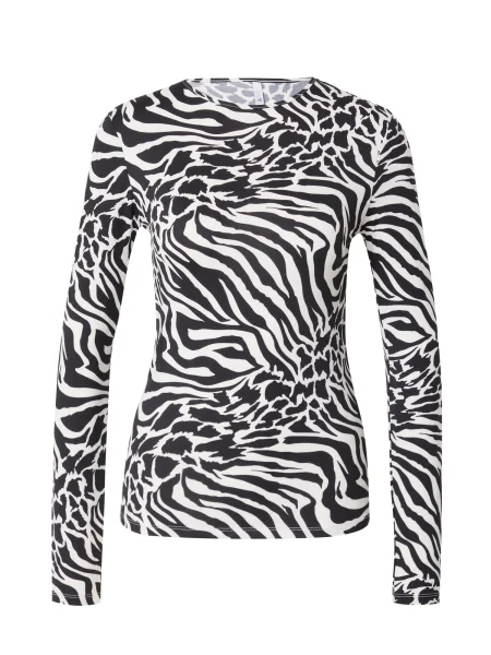 Hailys Tricou crem negru