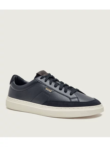 BOSS Kieran sneakers bărbătești din piele negru