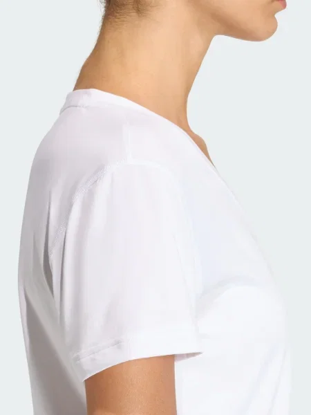 ADIDAS PERFORMANCE Tricou funcțional Essentials negru alb