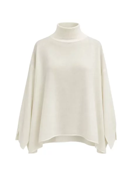 Poncho Liviana Conti alb