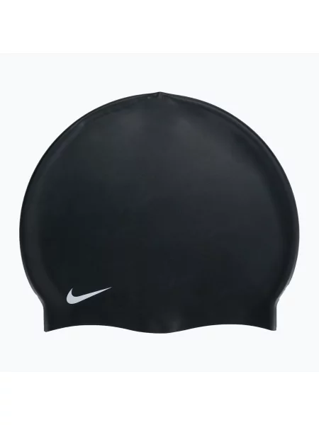 Nike Swim Plavecká čiapka / biela čierna